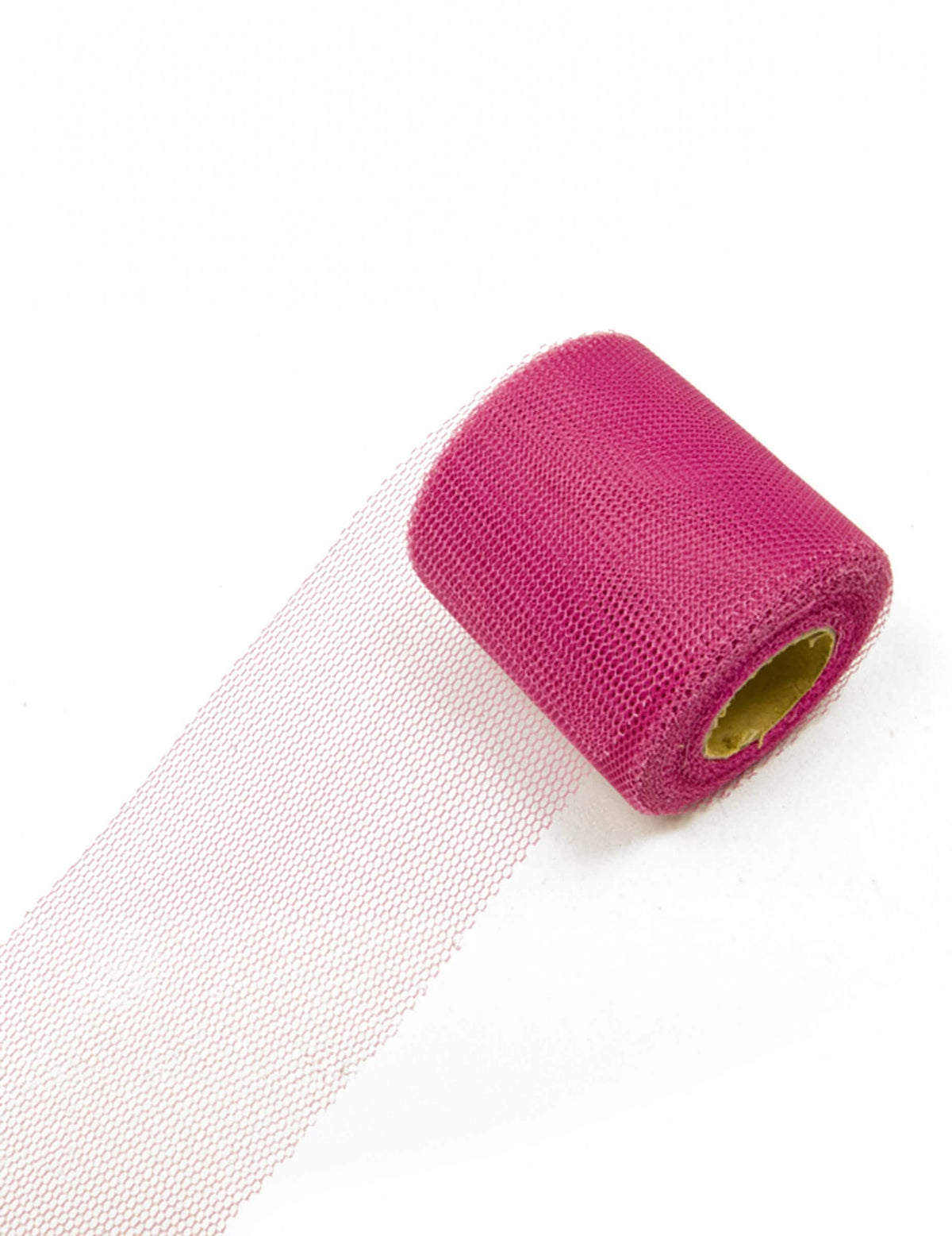 Rolo de tule para decoração cor de rosa fúcsia
