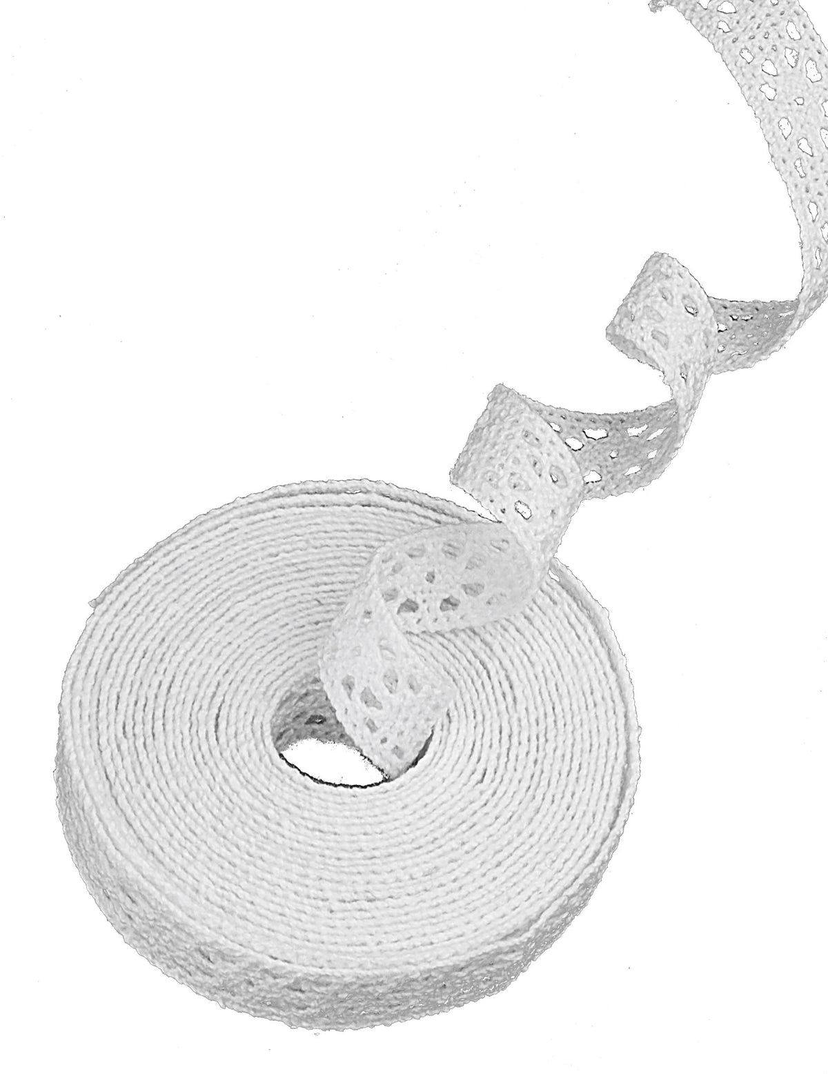Fita de renda vintage para casamento branco