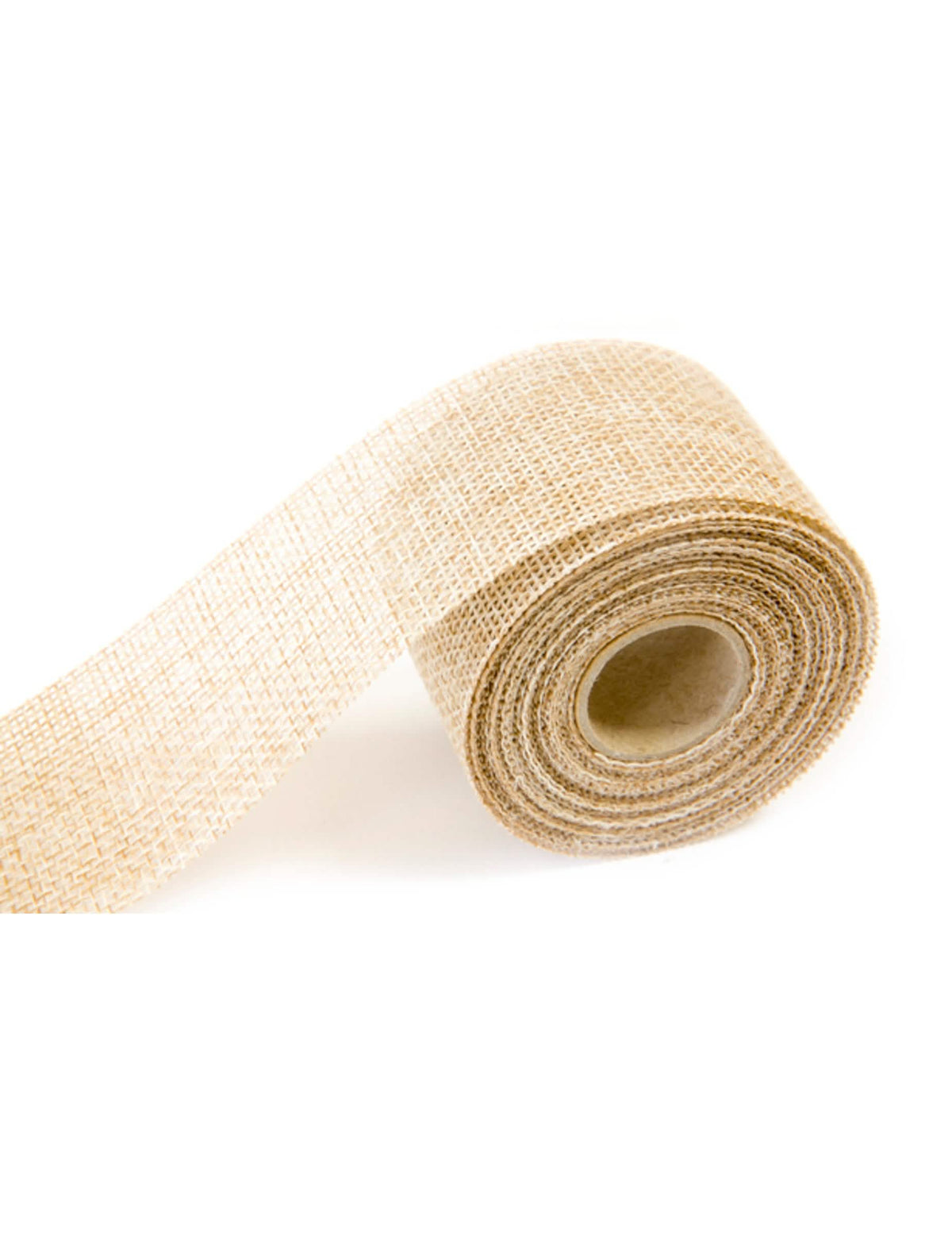 Fita com efeito de juta para decoração campestre natural