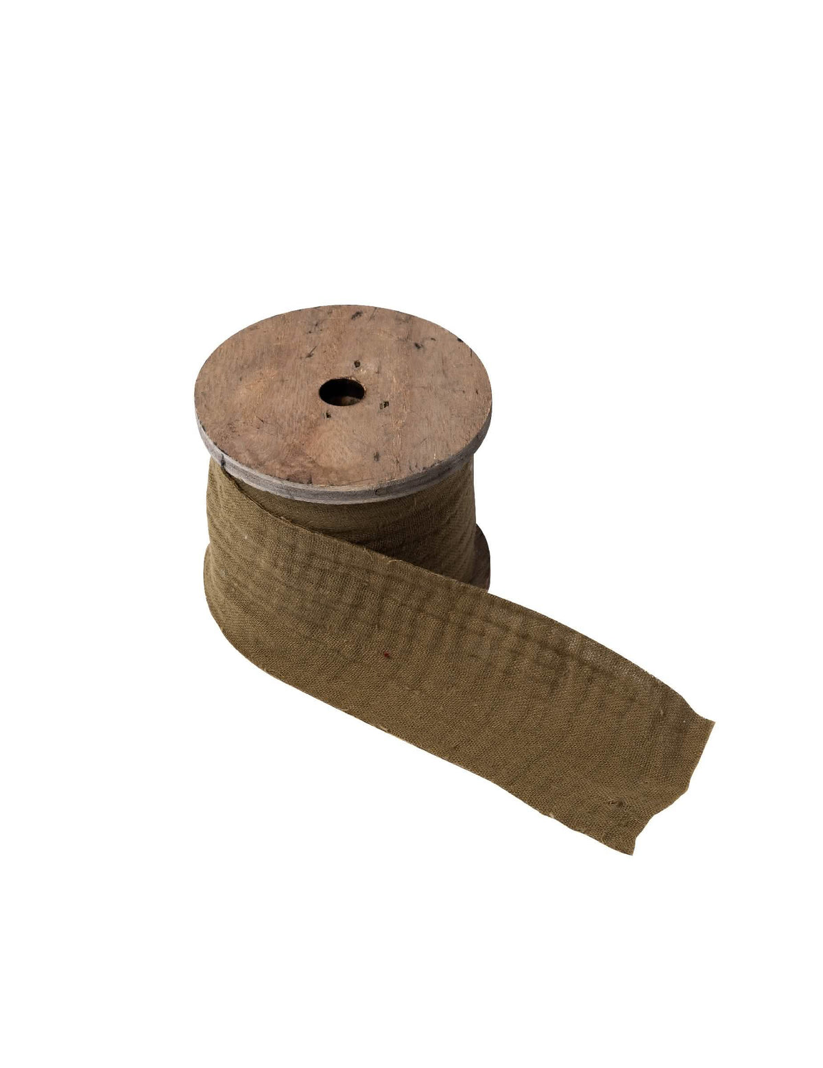 Fita de gaze de algodão boémia para decoração cáqui