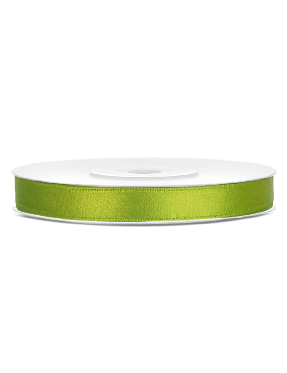 Fita de cetim decorativa para trabalhos manuais verde maçã