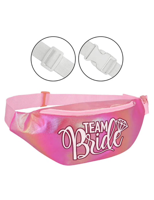 Pochete Team Bride rosa adulto