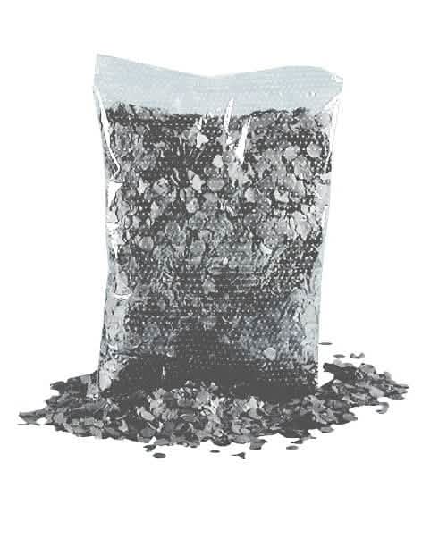 Sachet de confettis gris foncé 200g