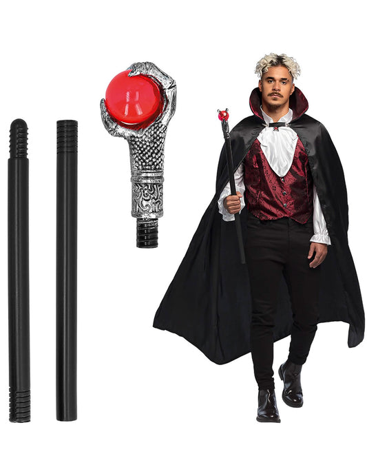 Détail des éléments et du montage du sceptre de vampire