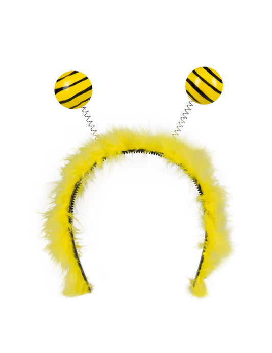 Vue de face du serre-tête abeille
