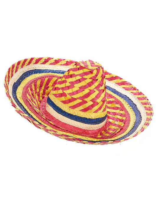 Sombrero mexicano colorido adulto