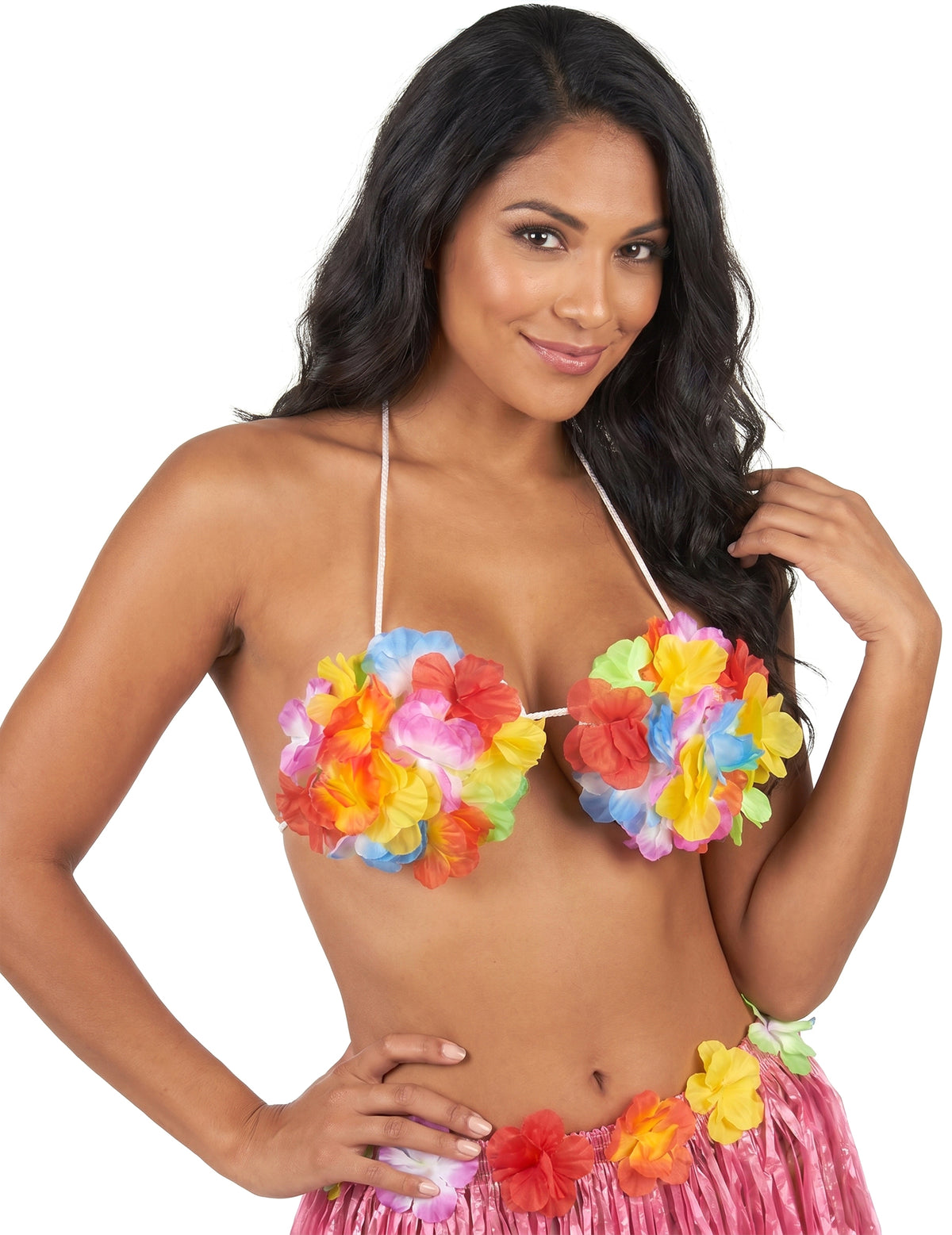 Soutien de flores para mulher