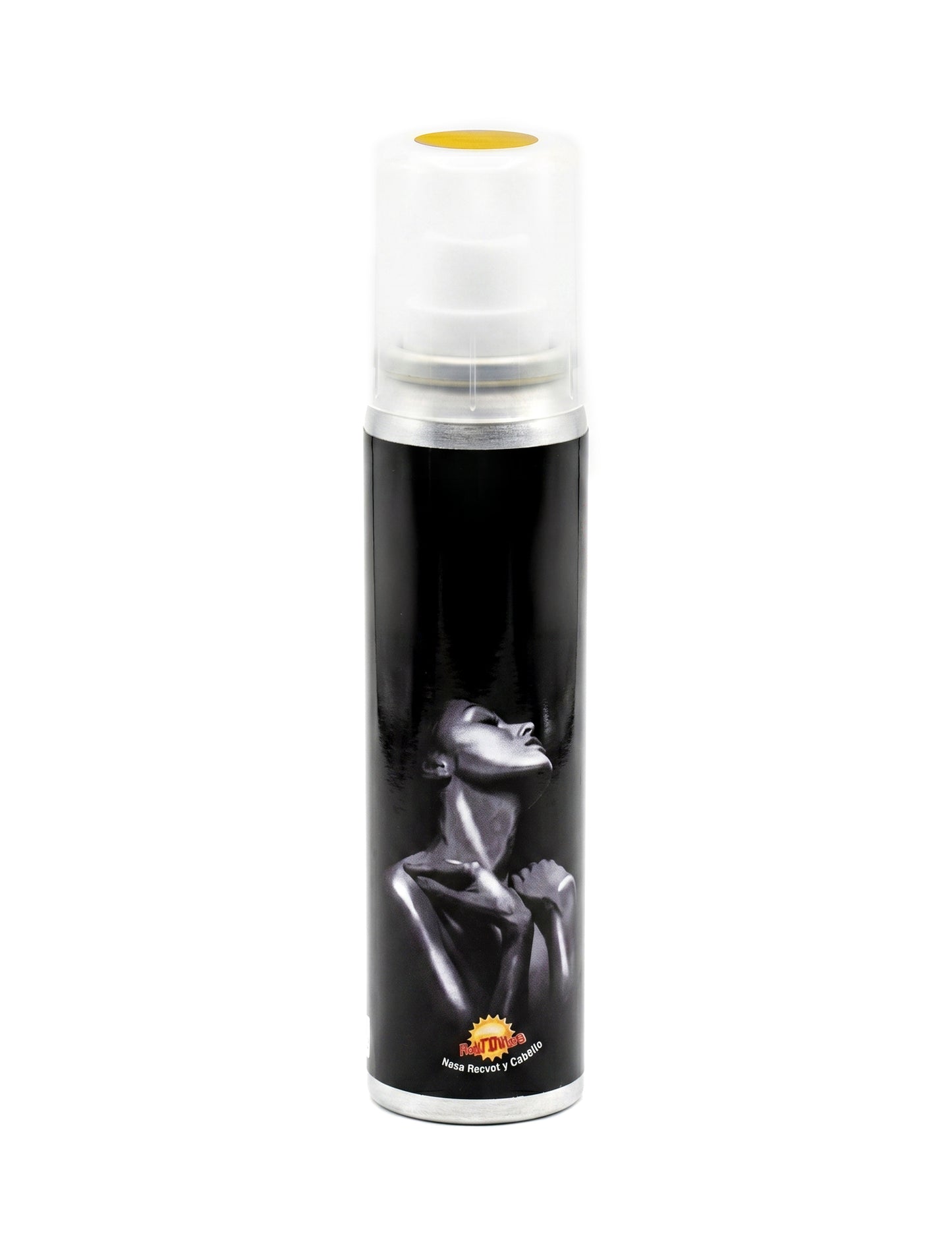 Spray corporal de purpurina amarela 75 ml