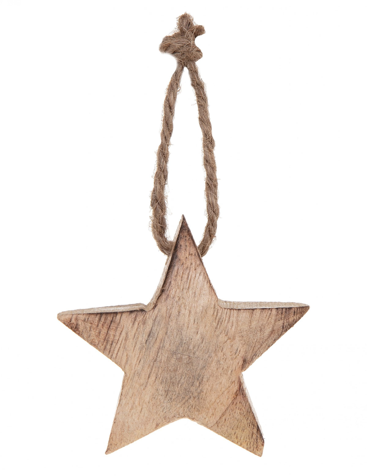 Suspension pour sapin étoile en bois aspect naturel