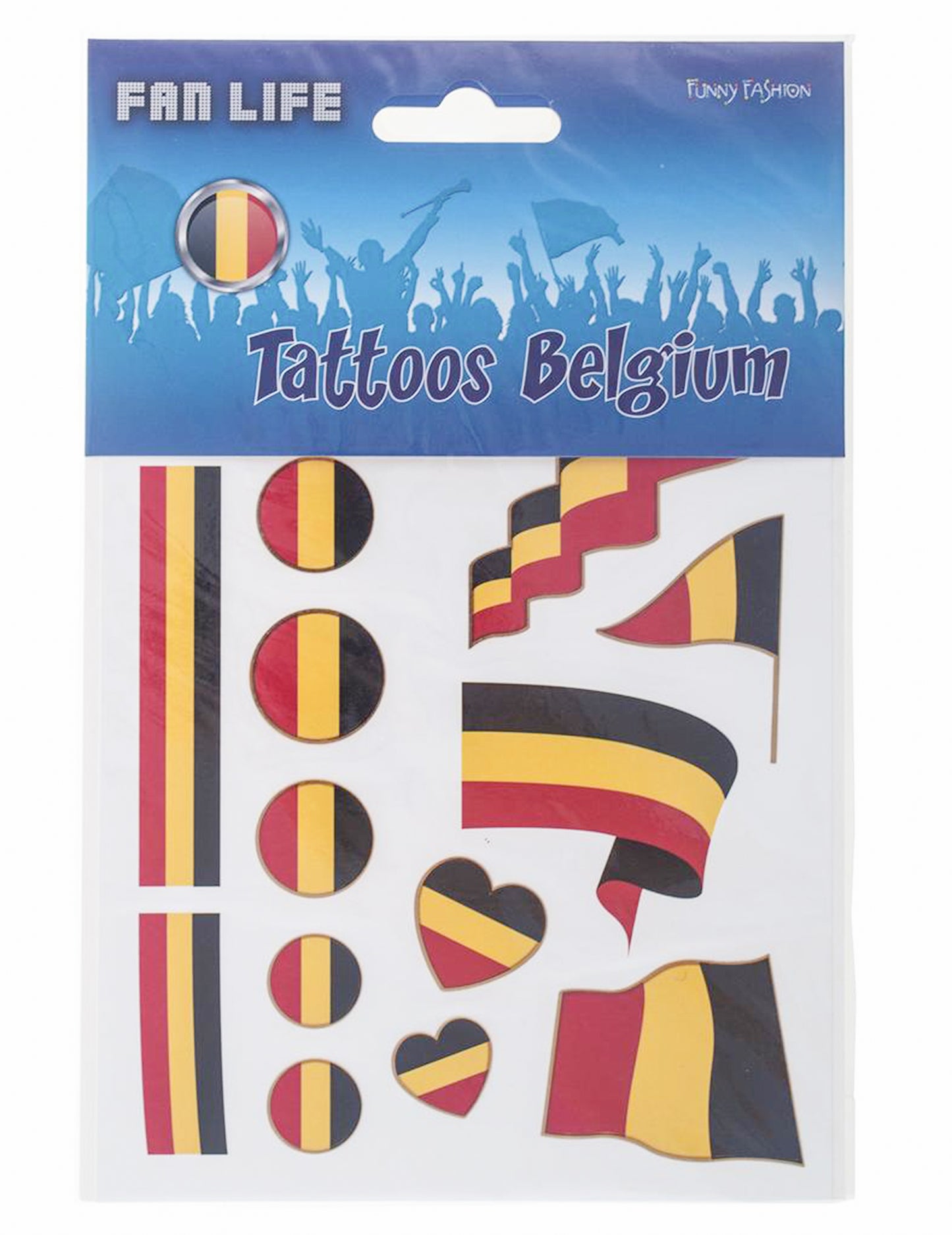 Tatuagens belgas para adultos