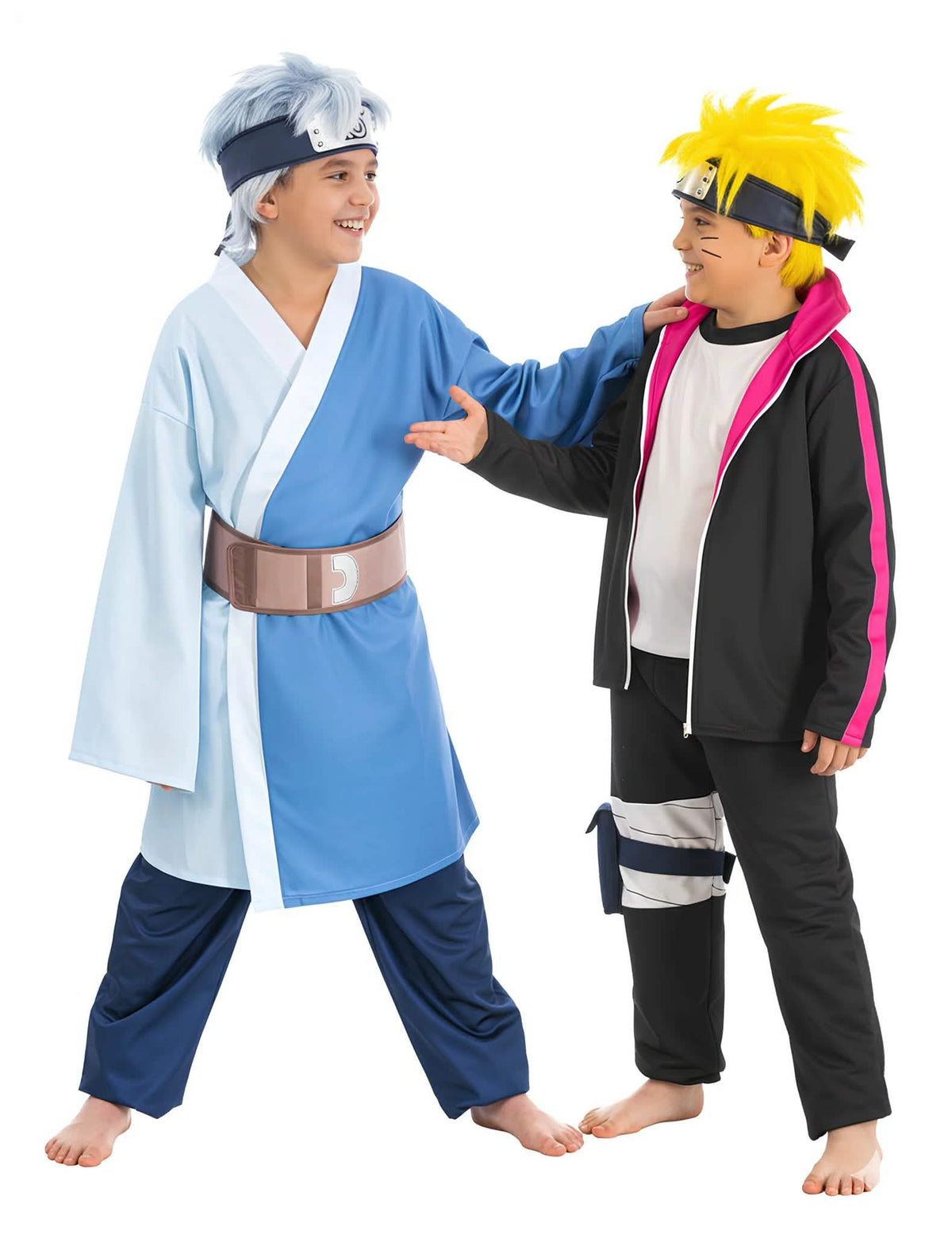 Disfarce de casal Mitsuki e Boruto™ criança