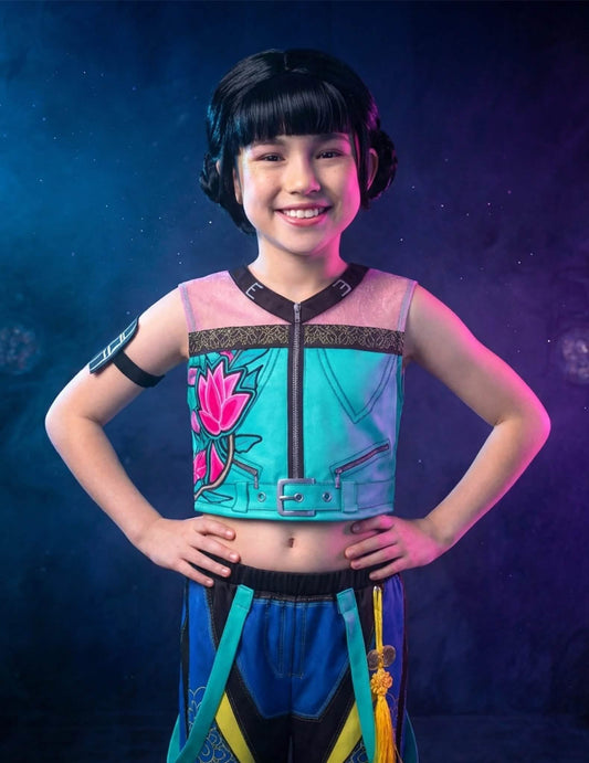 Kit de fantasia e peruca Zoey Kpop Demon Hunter™ para menina