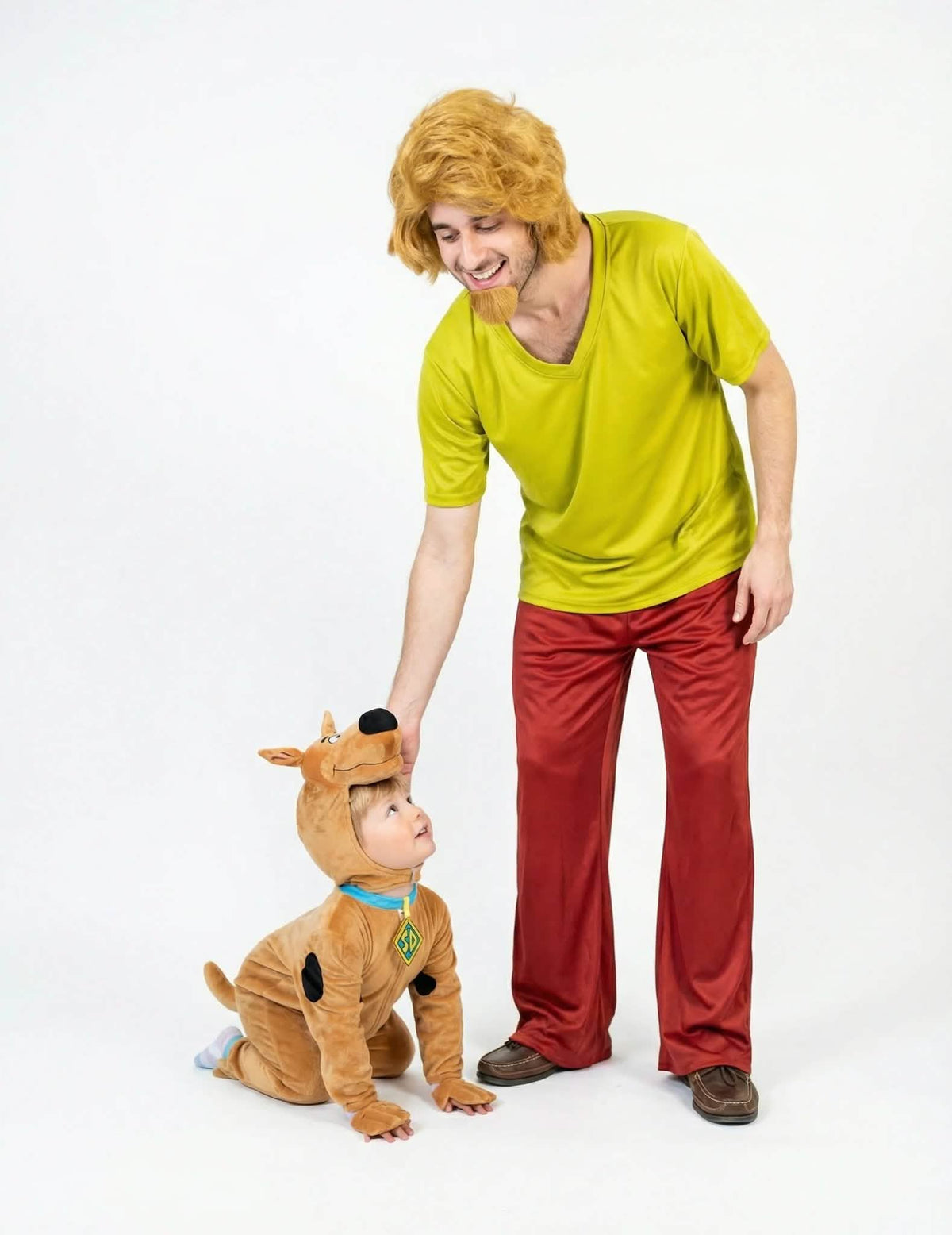 Fato de casal Shaggy™ e Scooby-Doo™ pai e filho