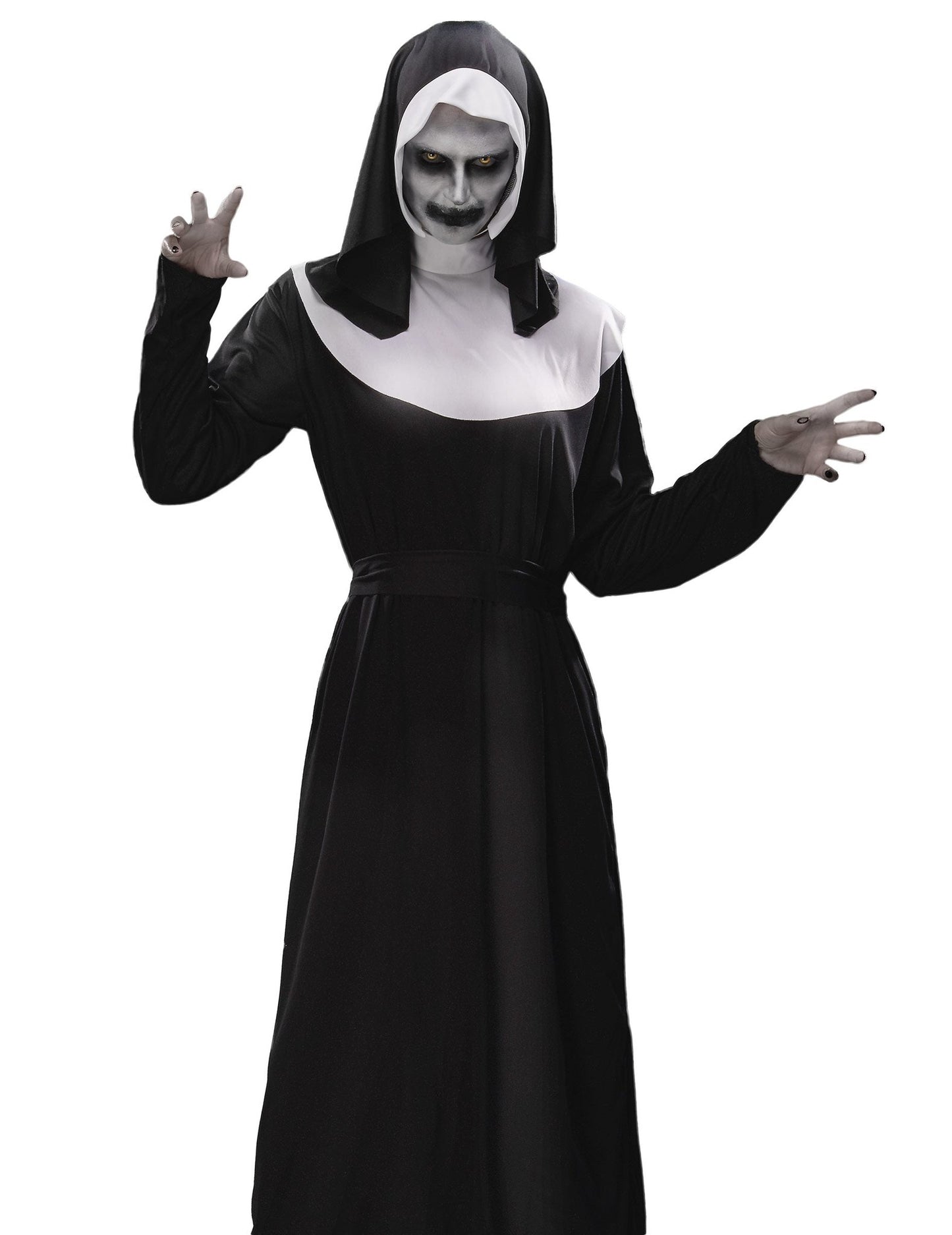 Pack disfarce freira zombie mulher