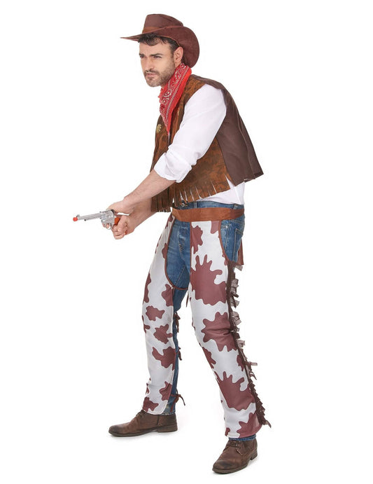 Disfarce cowboy casal pai e filho