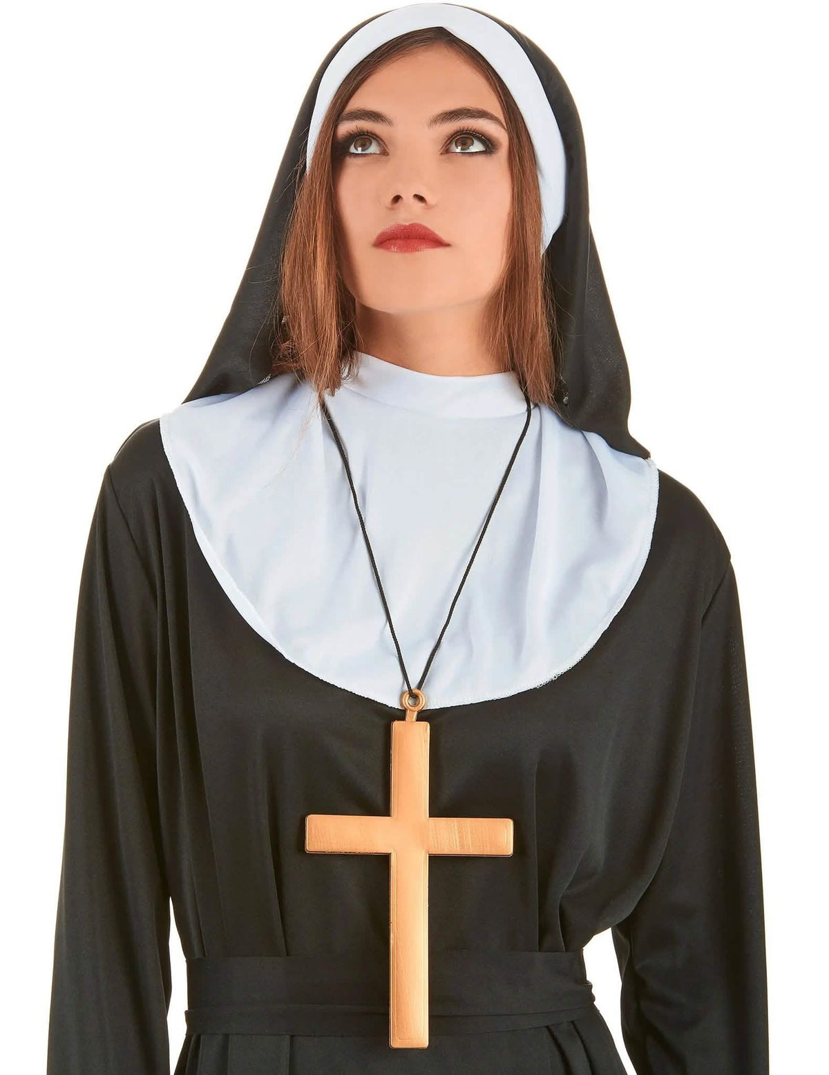 Kit de acessórios para freira mulher adulta