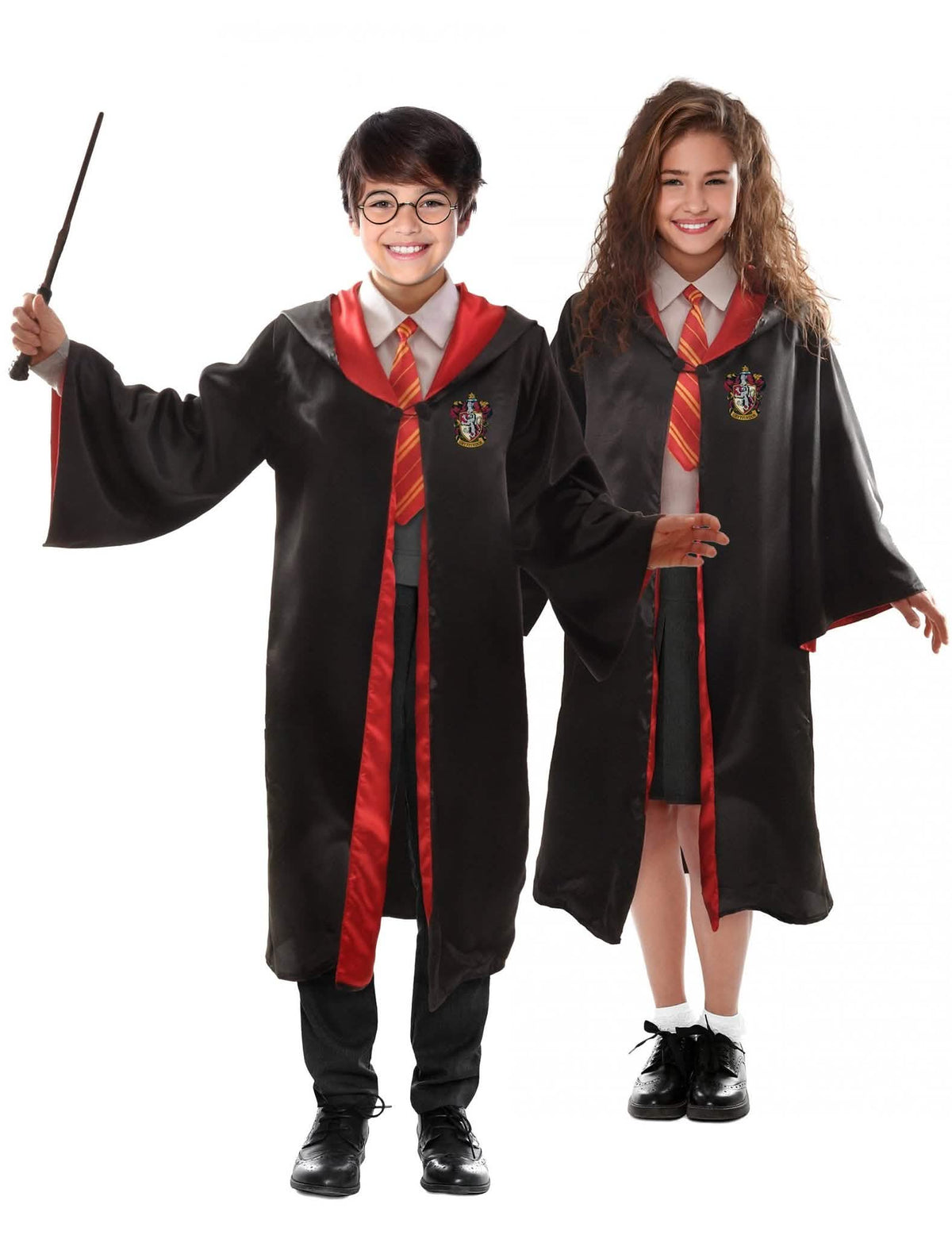 Disfarce de Harry Potter™ e Hermione™ com acessórios para criança
