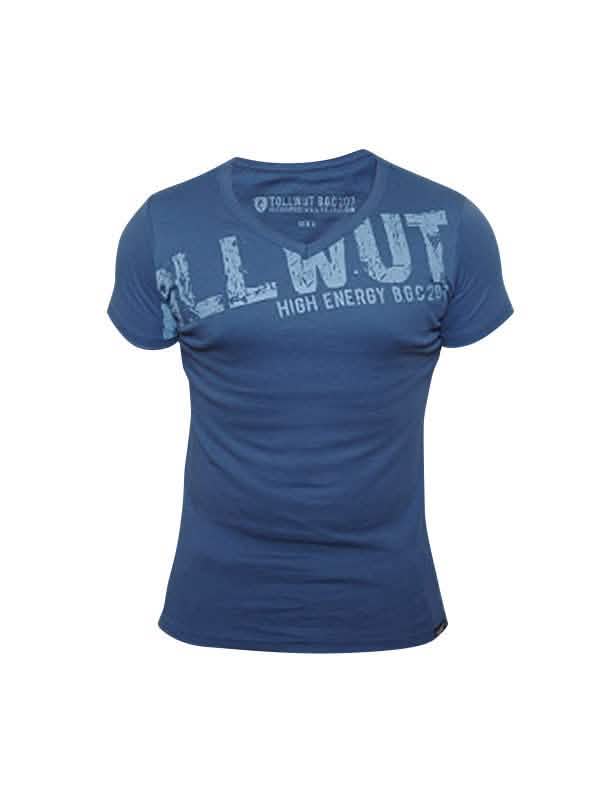 T-shirt Tollwut Street Wear DIRT para homem azul