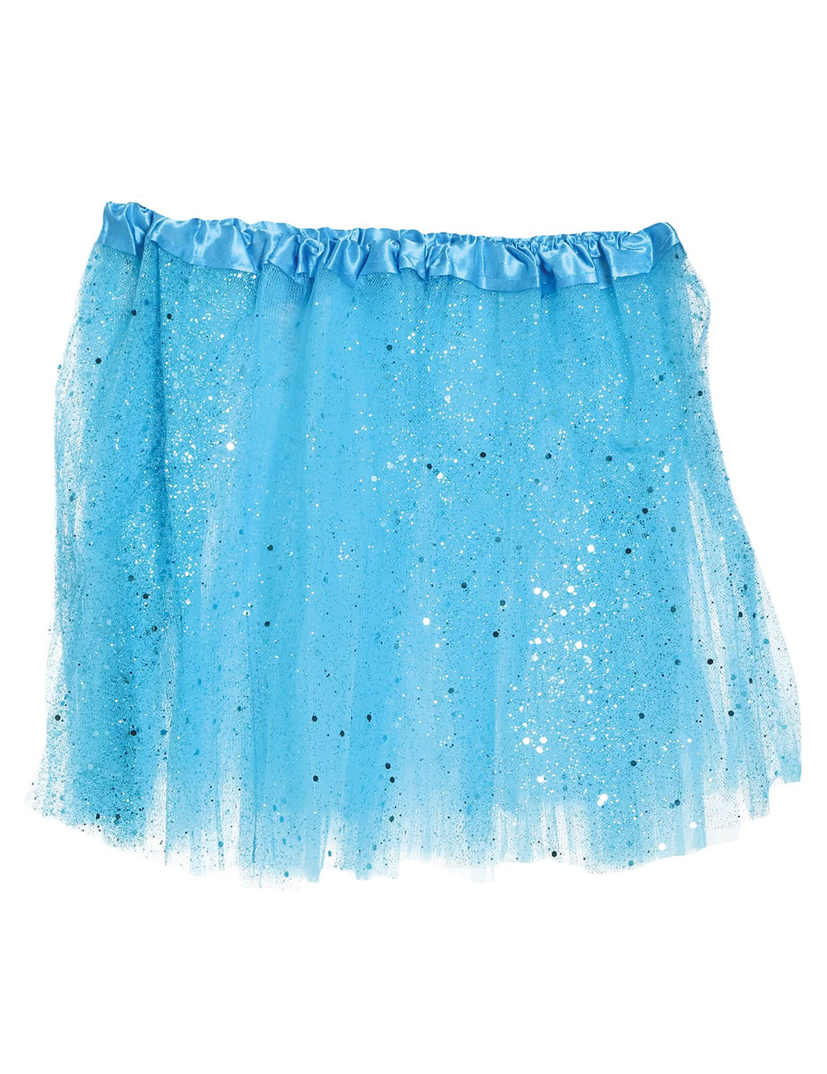 Vista geral do tutu com lantejoulas para menina