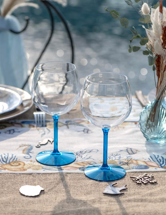 Copo balão para cocktail azul 58,2 cl
