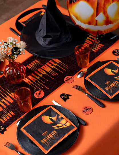 10 decorações Ghost de madeira para espalhar preto 5 cm