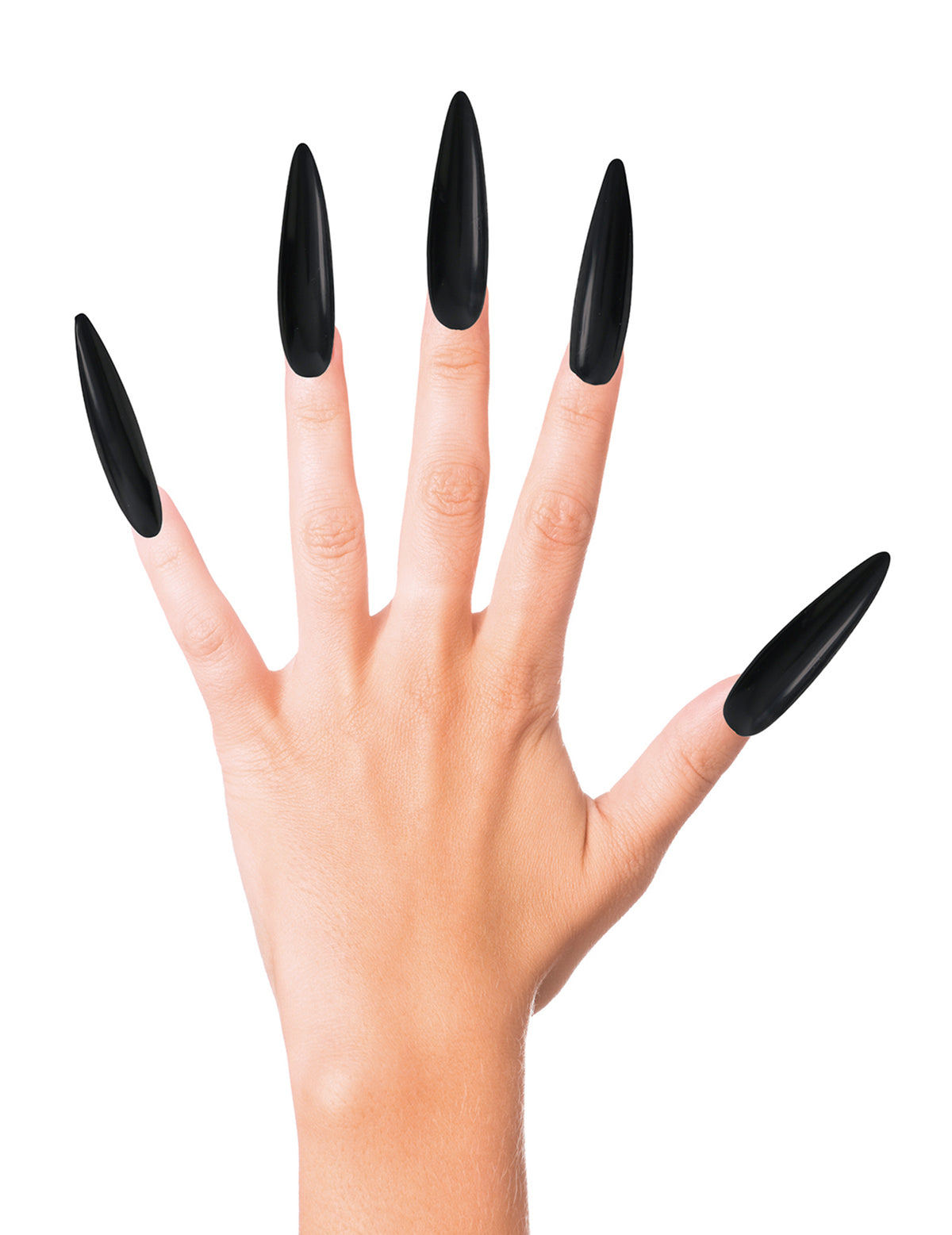 Vue portée des faux ongles Halloween pour adulte