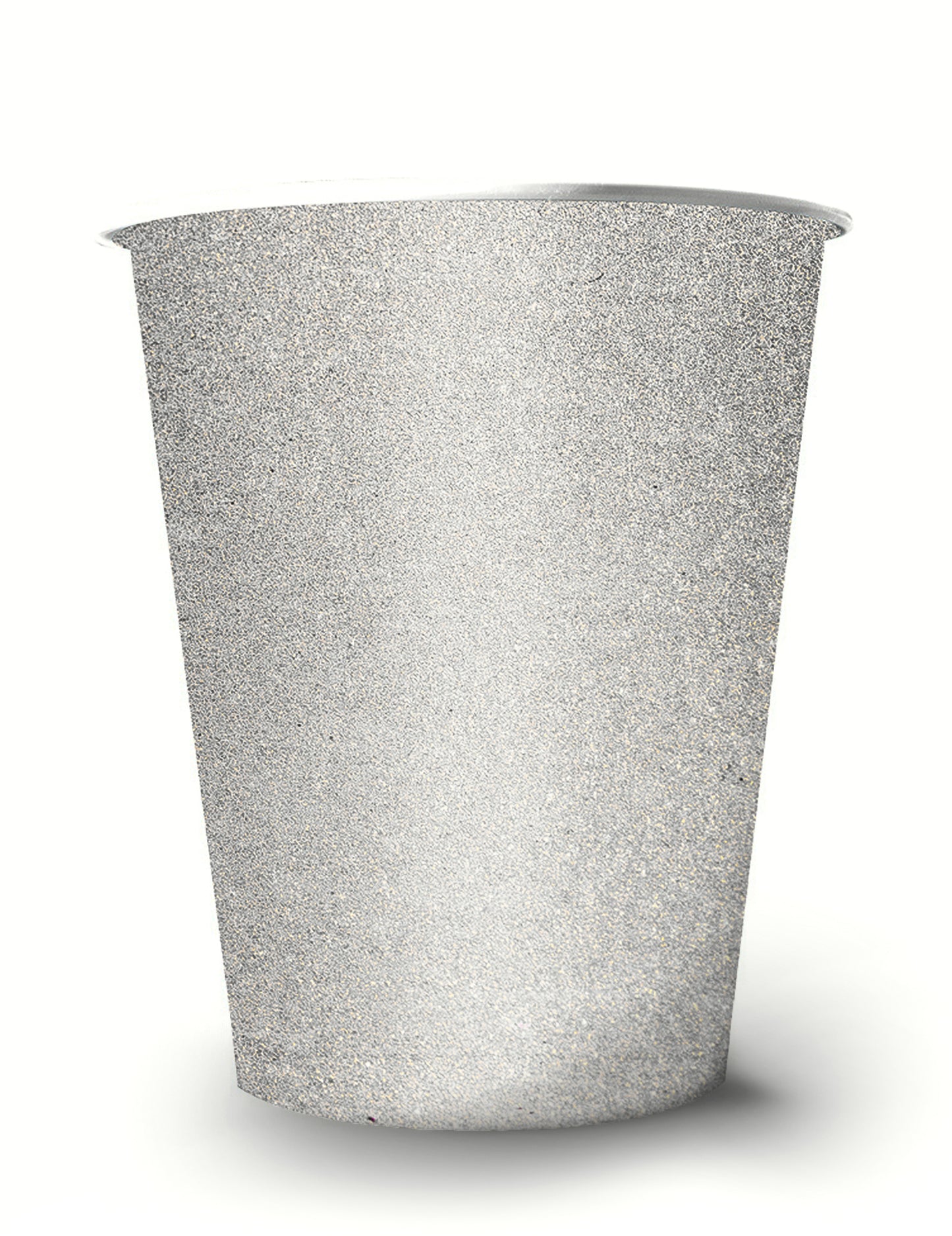 Gobelets américains scintillants pour fête argent en carton recyclable