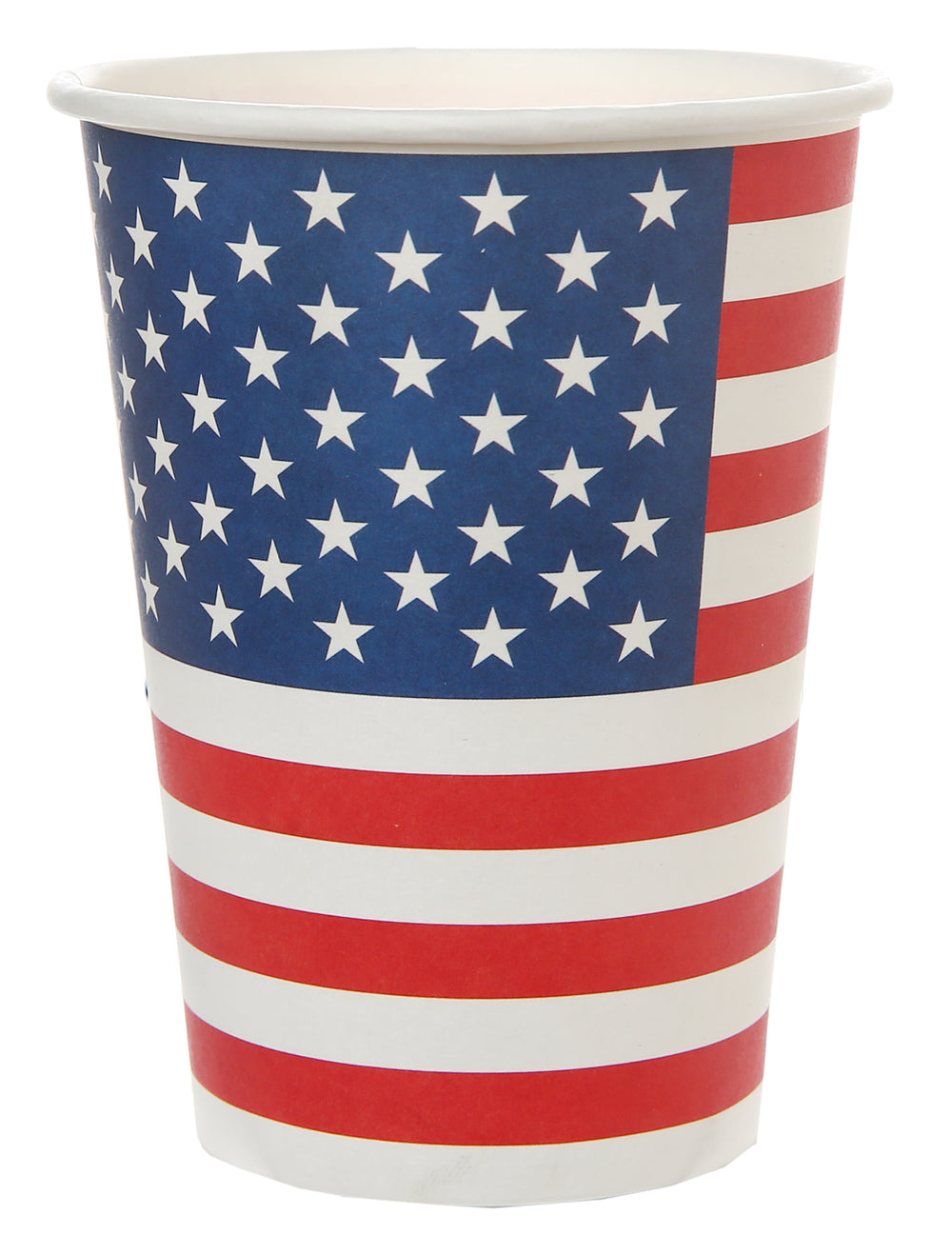 Gobelets en carton amérique drapeau américain pour fête bleu blanc et rouge