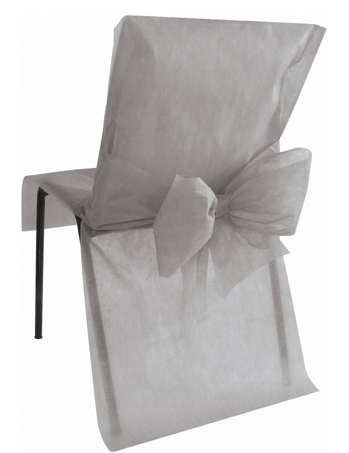 Housse de chaise premium grise en intissé
