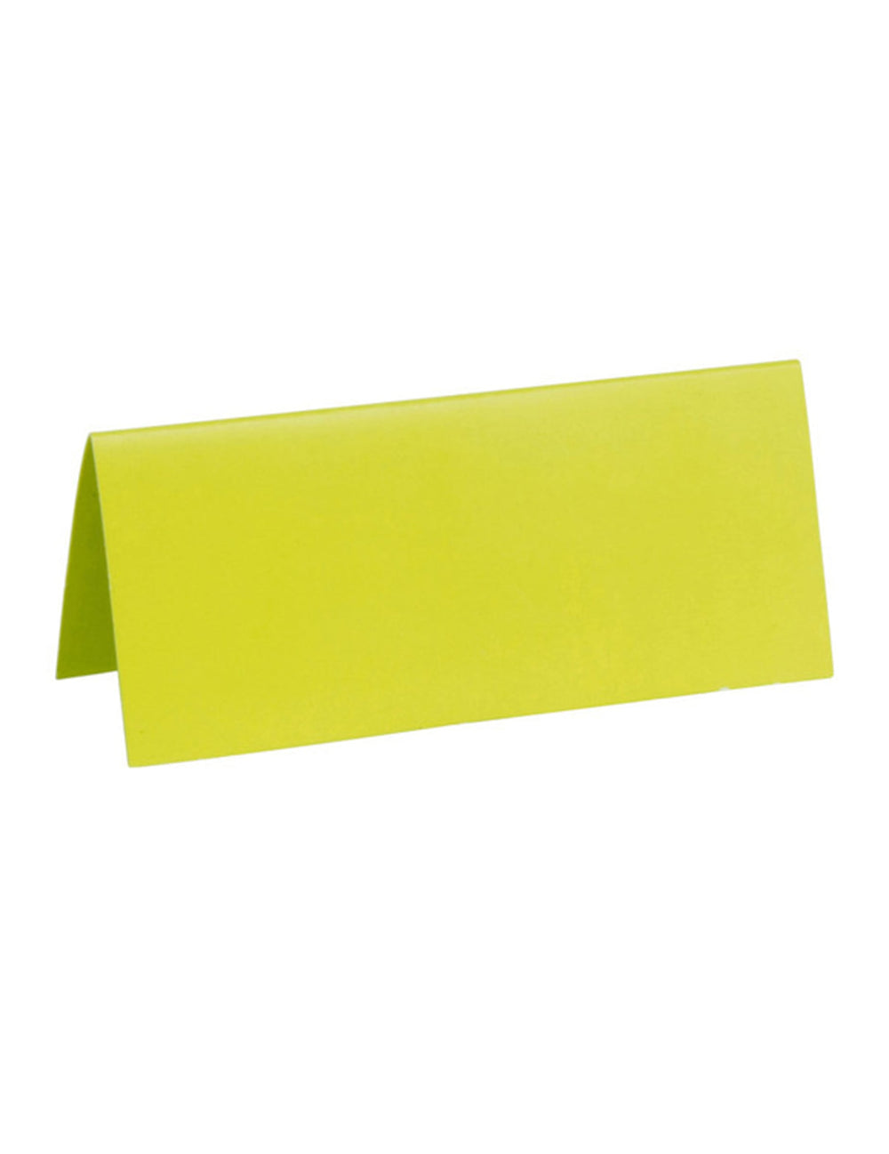 Marque-places rectangulaires verts en carton