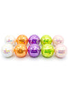 10 Mini bolas de espelhos iridescentes multicoloridas 4 cm