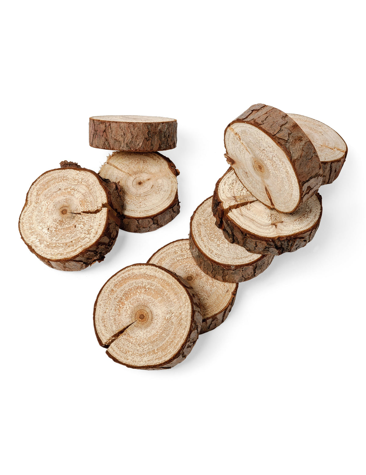 Détail de l'inscription Joyeux Noël du mini rondin de bois naturel pour décoration avec écorce