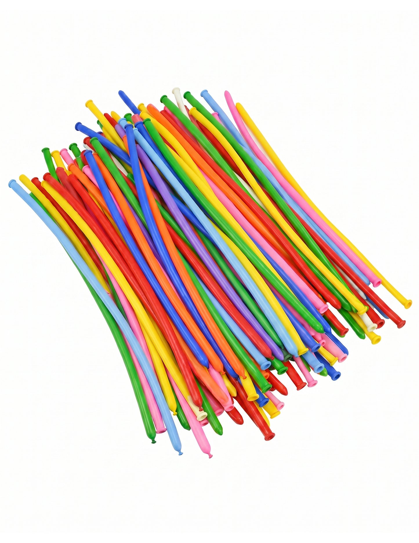 100 balões para modelar de cores variadas