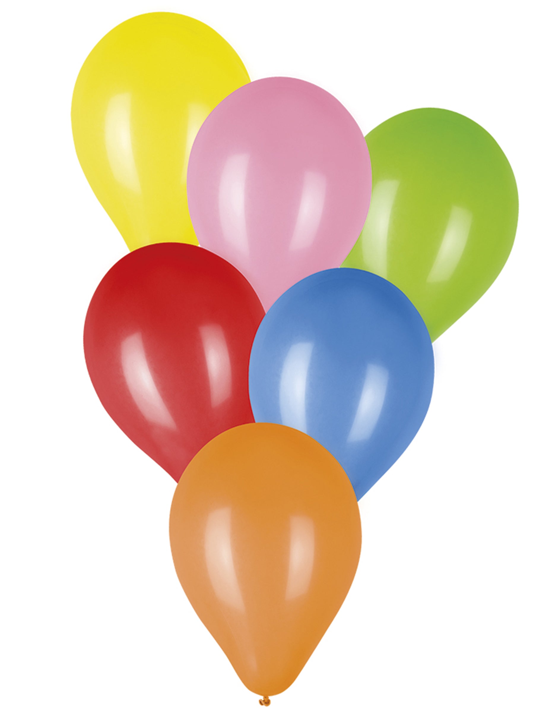 100 ballons multicolores