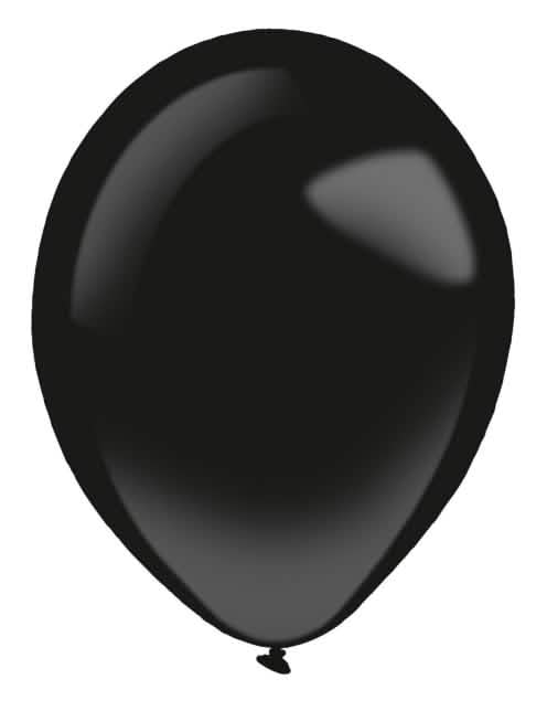balões de látex preto para decoração de festa preto