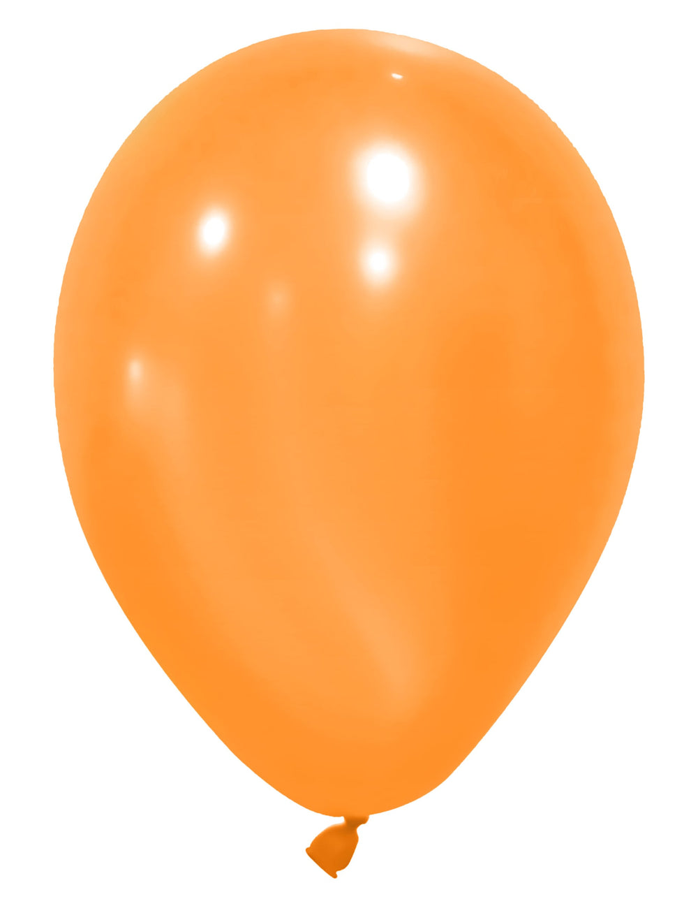 Ballon de baudruche pour décoration de fête orange