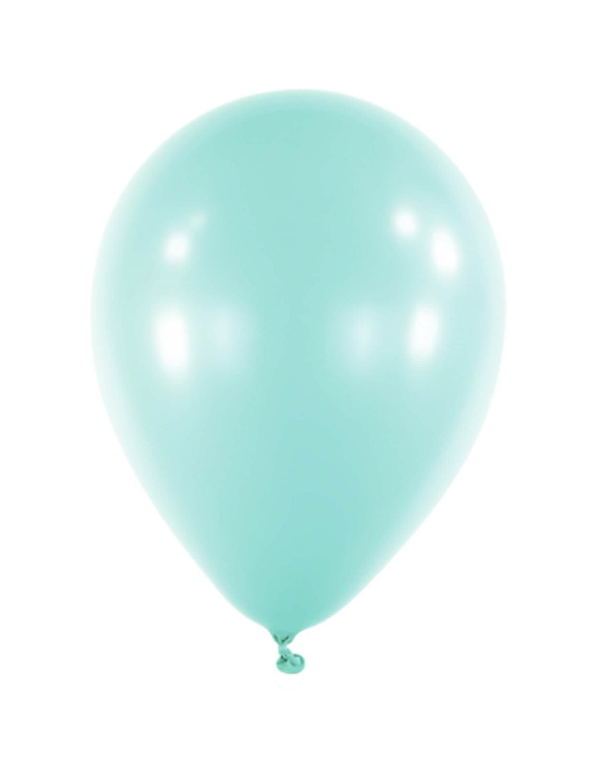 Mini balões de látex para arco e cubos menta pastel