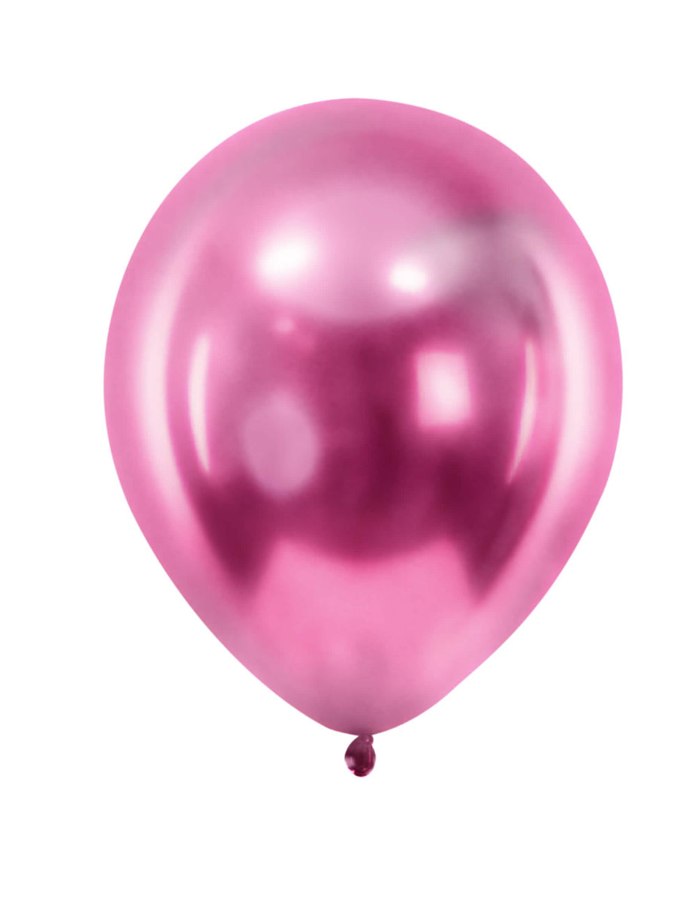 Mini balões de látex metalizados para festa fúcsia