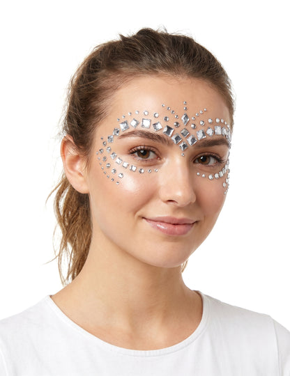 100 pérolas para cara prateadas