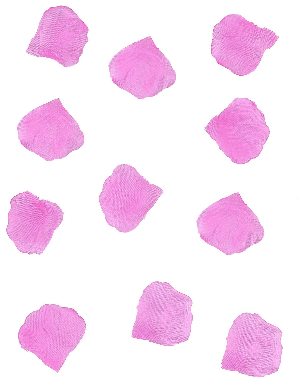 Pétalas de cor de rosa para casamento fúcsia em tecido