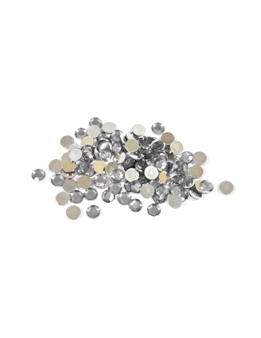 Confettis de table ronds pour fête argentés