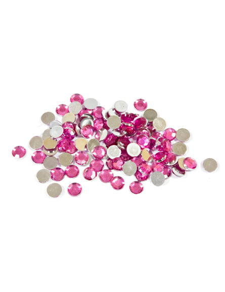 Confettis de table ronds pour anniversaire fuchsia
