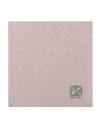 100 guardanapos de cocktail em pasta de papel reciclada 20 x 20 cm compostáveis