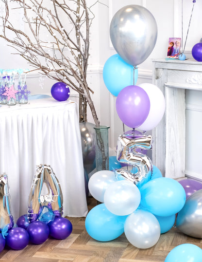 Mise en situation de décoration du ballon de baudruche pour fête