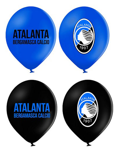 12 modrÃ½ch a Äiernych latexovÃ½ch balÃ³nov Atalantaâ„¢ 30 cm