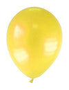 Ballons métallisés pour fête jaunes