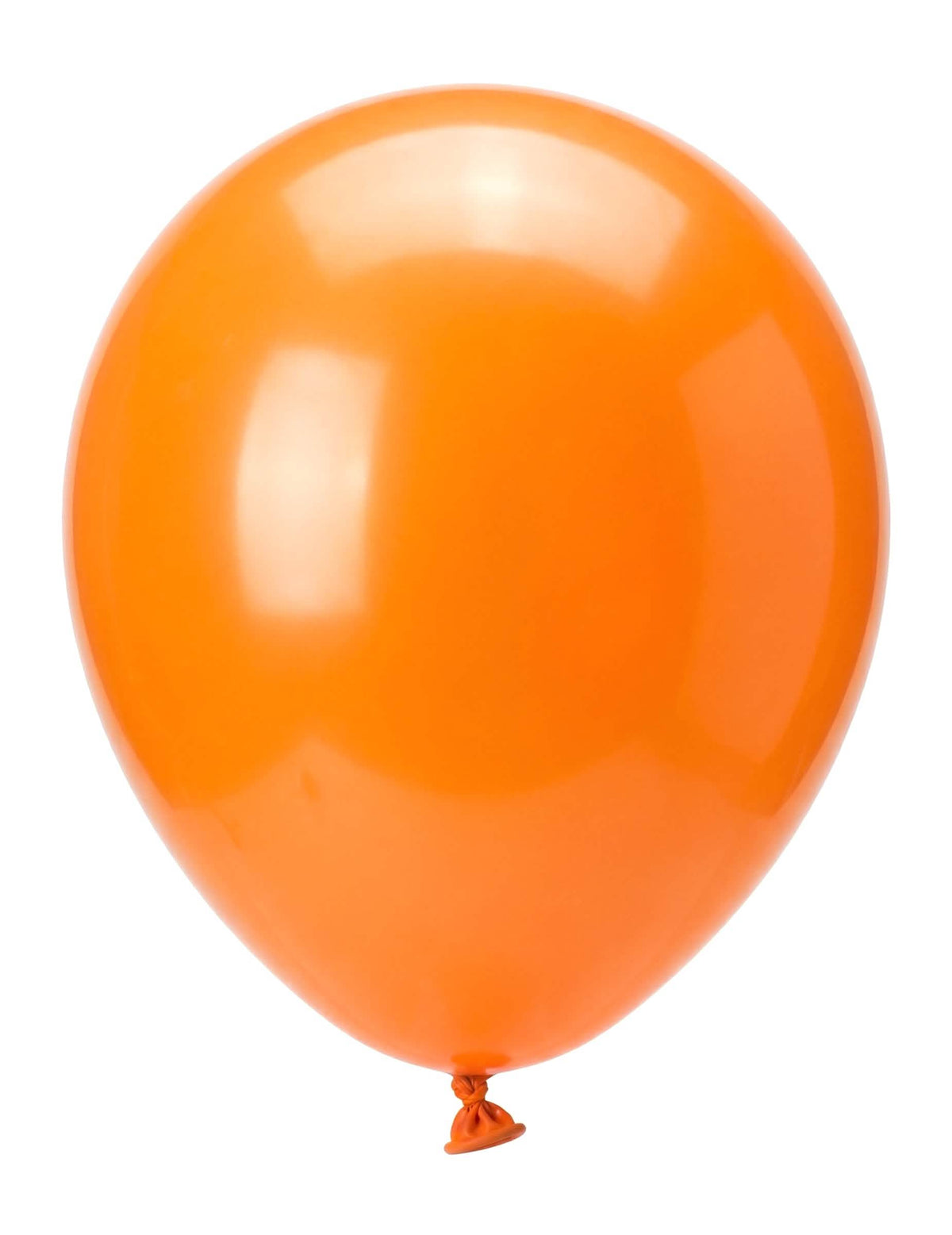 balões metalizados laranja para decoração de festa