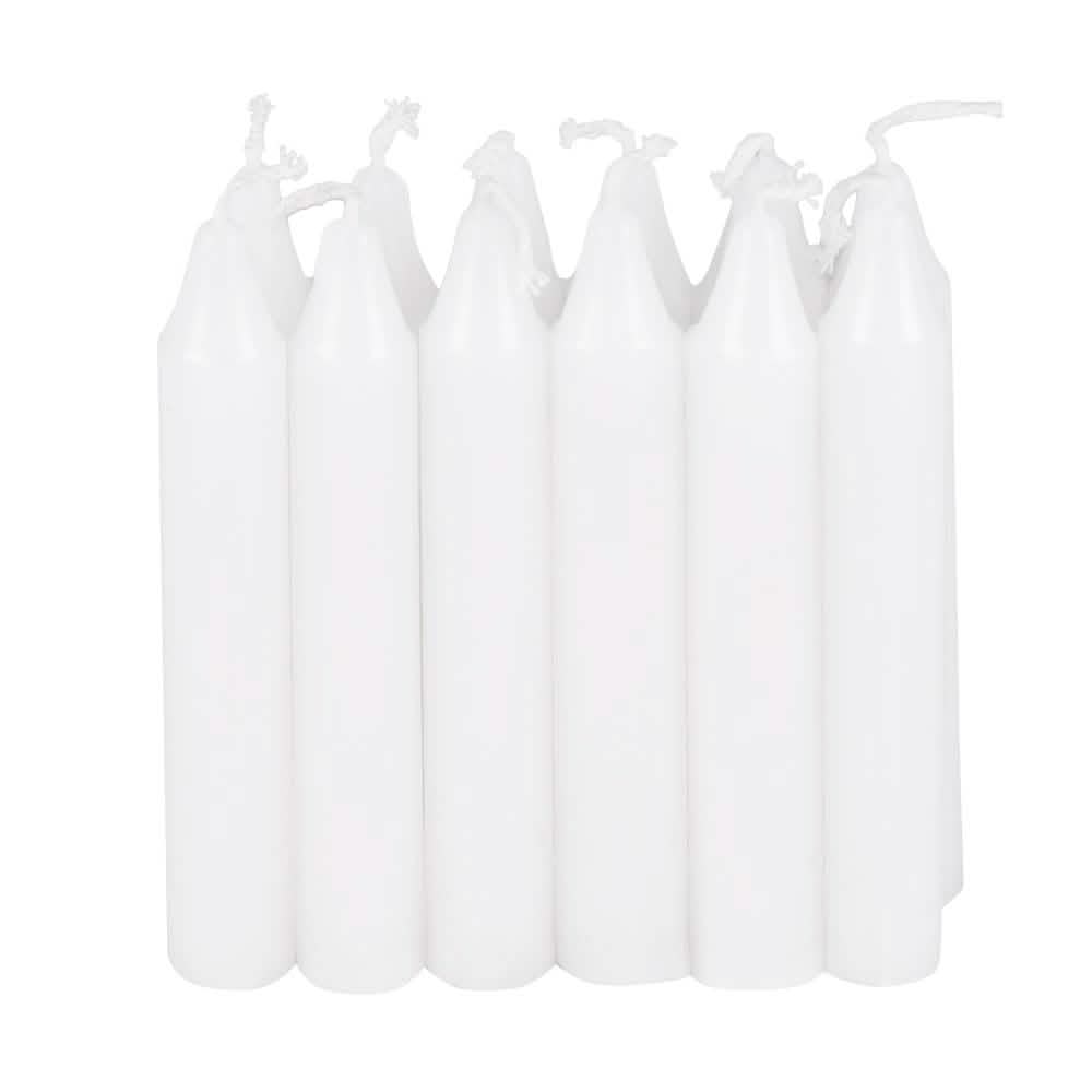 Grande plano do lote de 12 velas para lanternas