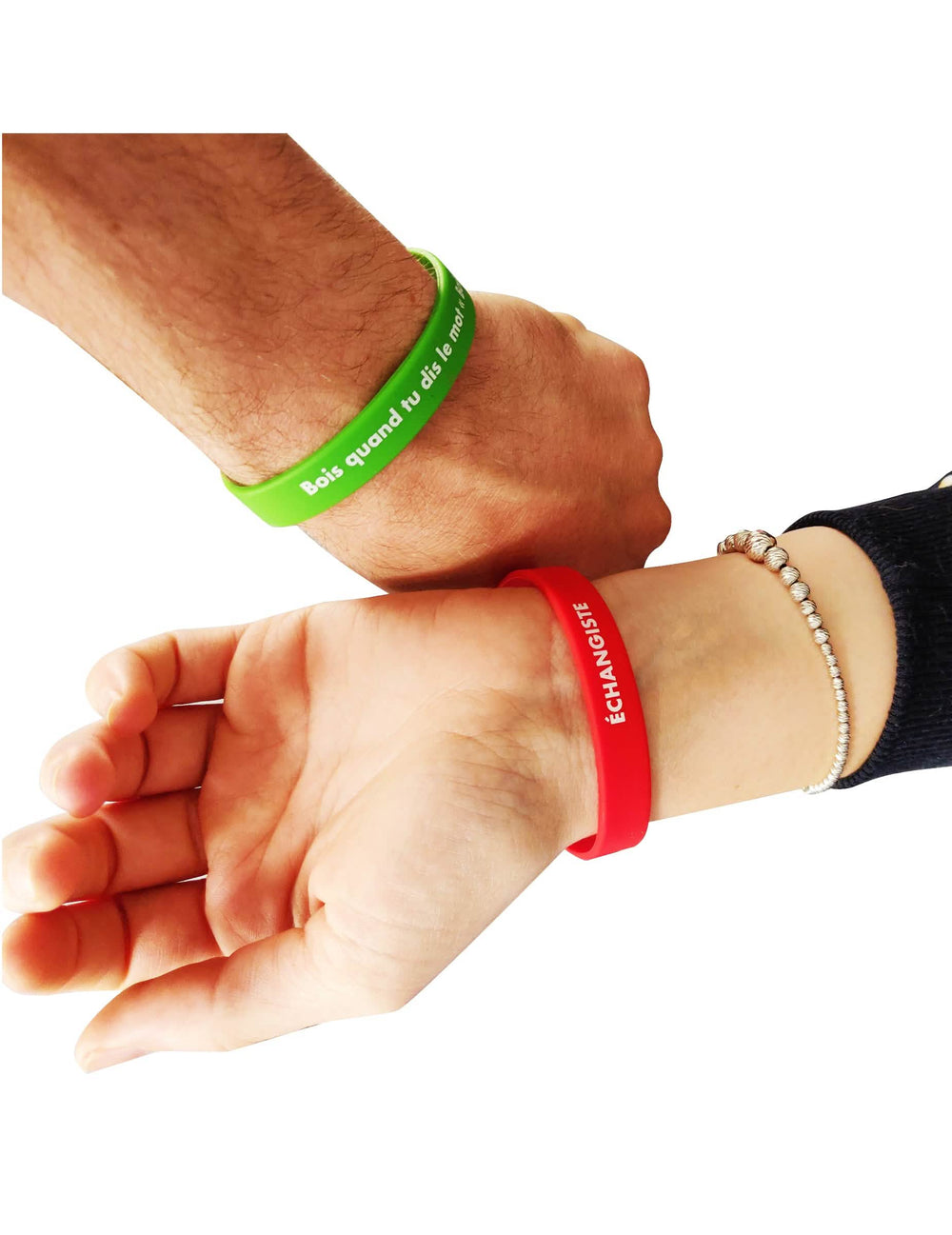 10 pulseiras desafios humorístico para adulto multicoloridas em silicone