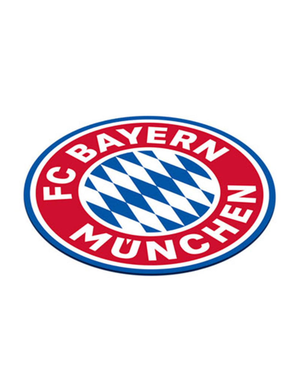 Bases para copos em cartão FC Bayern Munich para adepto vermelho e azul